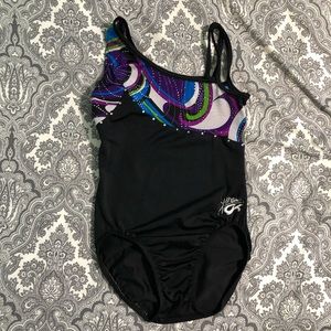 GK ELITE SHAWN JOHNSON LEOTARD, BLACK, ADULT SMALL